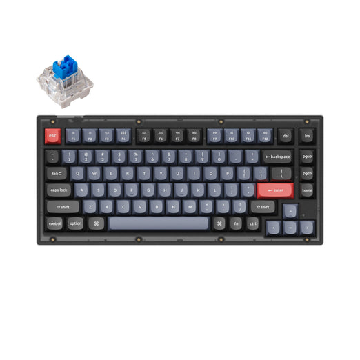 Keychron V1 QMK Aangepast Mechanisch Toetsenbord (US ANSI Toetsenbord)