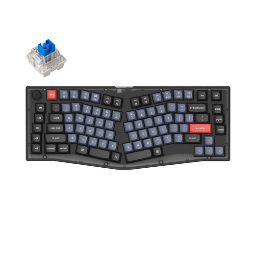 Keychron V10 (Alice-indeling) QMK Aangepast Mechanisch Toetsenbord (US ANSI-indeling)