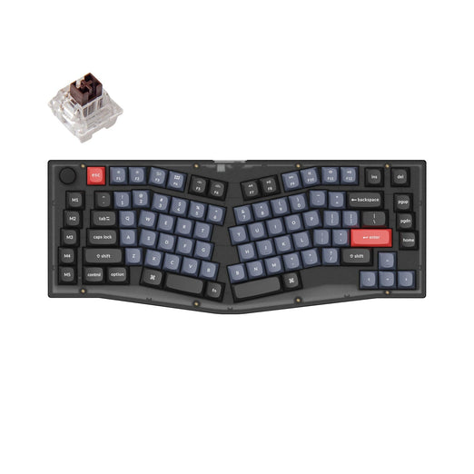 Keychron V10 (Alice-indeling) QMK Aangepast Mechanisch Toetsenbord (US ANSI-indeling)