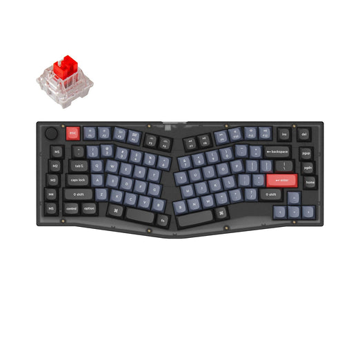 Keychron V10 (Alice-indeling) QMK Aangepast Mechanisch Toetsenbord (US ANSI-indeling)