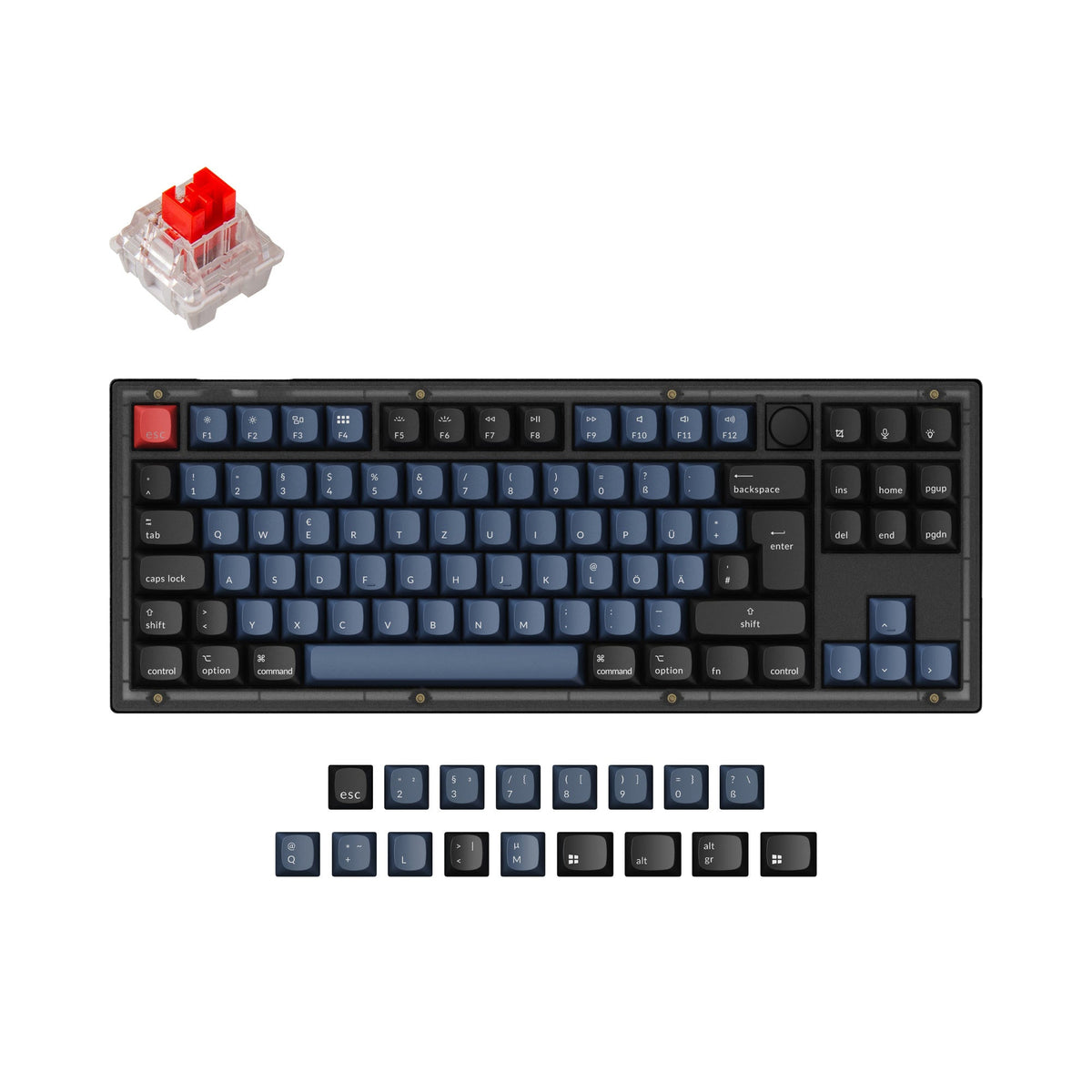 Keychron V3 QMK Custom Mechanical Keyboard ISO Layout Collection ...