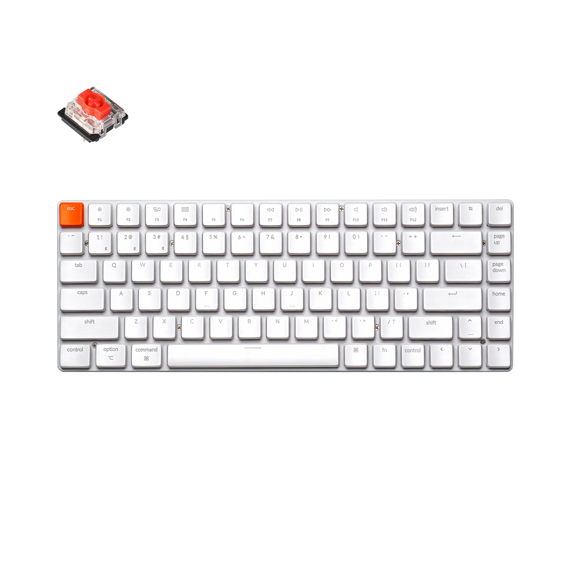 Keychron K3 Ultraslank draadloos mechanisch toetsenbord zonder achtergrondverlichting (versie 2) (US ANSI-toetsenbord)